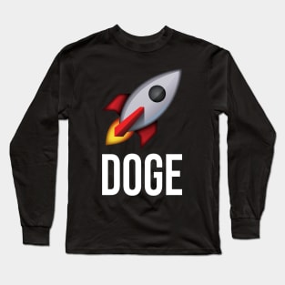 Doge Rocket Long Sleeve T-Shirt